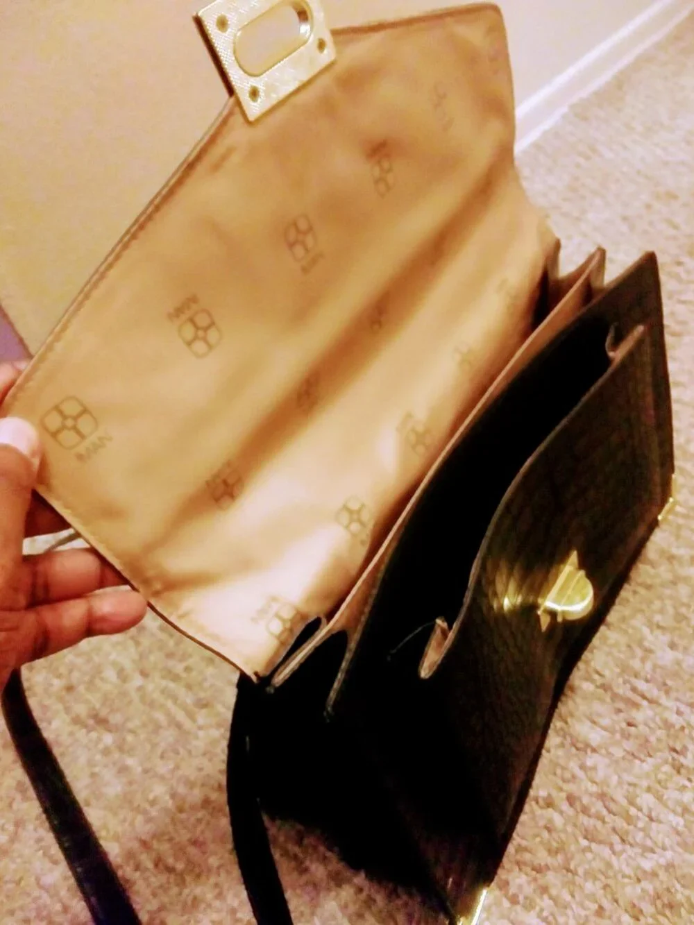 IMAN satchel with strap